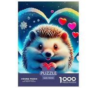 Hedgehog, Puzzle Da 1000 Pezzi, Gioco Rilassante Ed Educativo Che Migliora Memoria, Osservazione E Logica, Ideale Per Trascorrere Piacevoli Momenti Insieme A Casa, Adatto A Partire Dai 12 Anni, 70x5