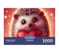 Hedgehog, Puzzle Da 1000 Pezzi, Passatempo Condiviso Che Sviluppa Pazienza, Scambio E Collaborazione, Ideale Per Famiglie O Gruppi Di Amici, Adatto A Partire Dai 12 Anni, 52x38cm/1000pcs