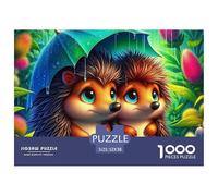 Hedgehog, Puzzle Da 1000 Pezzi, Passatempo Condiviso Che Sviluppa Pazienza, Scambio E Collaborazione, Ideale Per Famiglie O Gruppi Di Amici, Adatto A Partire Dai 12 Anni, 52x38cm/1000pcs