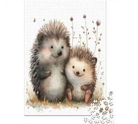 Hedgehog Puzzle Da 1000 Pezzi Per Adulti Puzzle Da 1000 Pezzi Giochi Educativi Decorazione Della Casa Puzzle I Migliori Regali Per Uomini E Donne 1000pcs (75x50cm)