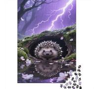 Hedgehog Puzzle Impossibili 1000 Pezzi Caverna del fulmine Decorazione Per La Casa. Giochi Rilassamento E Intelligence Per Adulti E Bambini Da 12 Anni 1000pcs (75x50cm)