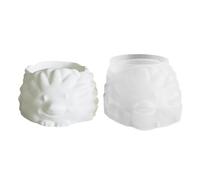 Hedgehog Silicone Mold - Cement Plaster Flower Pot Mold | Planter Epoxy Resin Casting Molds, For DIY Candle Soap Making, Home Decor Craft, Reusable Non-Stick