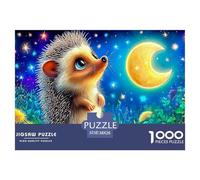 Hedgehog StargazingBreathtaking Jigsaw Puzzles for Adults A 1000-Piece (Advanced) Assortment of Impossible, Hard, And Difficult Challenging Puzzle Educational Games for Women And Men - A Thrilling En