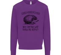 Hedgehogs Just Share The Hedge Divertente Bambini Felpa Maglione