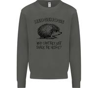 Hedgehogs Just Share The Hedge Divertente Bambini Felpa Maglione