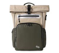 Hedgren Hub Zaino Unisex adulto, Beige/Olive, L, Casual