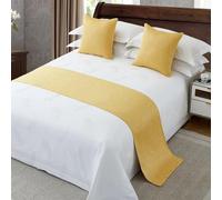 HEDIR Copriletto in cotone per piedi del letto,copriletto,copriletto,copriletto copriletto protettivo,copriletto decorativo,copriletto per camera d'albergo,B- 1.8m bed 50 * 240cm