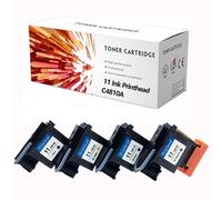 HEDIR Sostituzione della Testina di Stampa, per Testina di Stampa HP 11 Ink C4810A C4811A C4812A C4813A, Testina di Stampa per HP Designjet 500 510 800 813 850,4colored