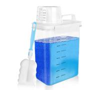 HEDMON 1800ml Dosatore di detersivo ermetico con misurino, FA-0890-LY-FQT-240203