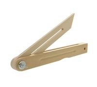hedue® Falsa squadra di legno 60 cm - Falsa squadra da falegname con linguetta scanalata