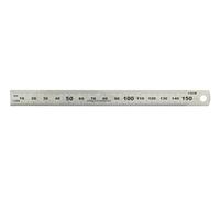 hedue® Righello in acciaio B101 - righello metallo 15 cm
