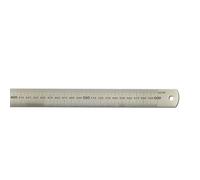 hedue® Righello in acciaio, 600 mm, B106, scala in acciaio con scala millimetrica, righello in acciaio inox, robusto righello in metallo