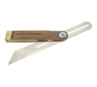 Hedue - Squadra da falegname con manico in legno di noce, 30 cm, A230