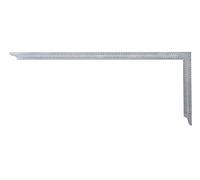 Hedue® Squadra da carpentiere ZN - Squadra da carpentiere senza saldatura in acciaio inossidabile, grande squadra da carpentiere con fori per tracciare & mm scala tipo C, 800 mm