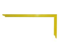 Hedue® Squadra da carpentiere ZY - Squadra da carpentiere gialla grande, squadra da carpentiere con scala in mm tipo A, squadra da carpentiere 700 mm