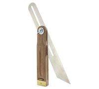 Hedue - Squadra da falegname con manico in legno di noce, 30 cm, A230