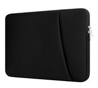 HEDUGO Custodia a Manica per Laptop con Tasca per Accessori Compatibile con MacBook Air/Pro da 15 a 16 Pollici Custodia Imbottita Protettiva Antiurto per Computer Pc Portatile da 15” a 16”, Nero