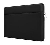 HEDUGO Custodia Pc Portatile Borsa Compatibile con HP Dell Asus da 15,6 Pollici Custodia per Computer Portatile con Tasca per Accessori Borsa Imbottita Protettiva per laptop da 15,6”, Nero