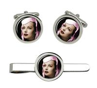 Hedy Lamarr Gemelli E Fermacravatta Set
