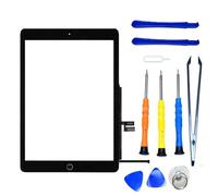 Hedywei Schermo di ricambio per iPad 7a/8a generazione da 10,2" Touch Digitizer Glass per 7a 8a generazione 2019/2020 A2197 A2198 A2200 A2270 A2428 A2429 A2430 + pulsante Home, kit di riparazione