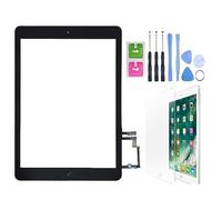 Hedywei Schermo Tattile di Ricambio per iPad 5 A1822, A1823 (2017 9.7 inch) Touch Screen Digitizer con Kit utensile (Nero)