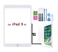 Hedywei Schermo Tattile di Ricambio per iPad 9 Display A2602 A2603 A2604 A2605 10.2 Pollici 2021 Touch Screen Digitizer con Kit utensile (Bianco)
