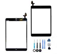 Hedywei Schermo Touch Glass Digitizer di Ricambio per iPad Mini con IC/Home Button/Preinstalled Adhesive Nero