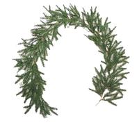 HeeDz Ghirlanda di pino di Natale Norfolk Real Touc Pine Greenery Ghirlanda Per Tavolo Mantello di Natale Falso Garlnd Decor Foglie Parete