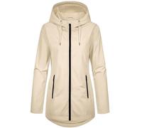 heekpek Giacca da Donna Primaverile Parka Cappotto con Cappuccio Leggero Jacket Giubbotto Elegante Antivento Trench Mezza Stagione Softshell Casual Zip Up Coat Outdoor per Autunno(Khaki, XL)