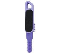 Heel Scraper - Silicone Double-Head Foot Brush and File, Callus Also Corn Remover for Hard Cracked Heels Peeling Feet Wet or Dry Use Portable Shower Bath Tool for Comfortable Grip, 1.73x0.83inch