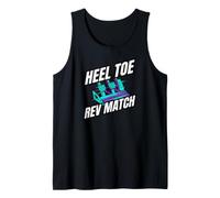 Heel Toe Rev Match Three Pedal Manual Car Racing Canotta