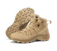 HeelVirtuosa Scarponi da Trekking Resistenti da Uomo con Supporto Alto for la Caviglia, Suola in Gomma Antiscivolo e Rete Traspirante(Brown,44 EU)