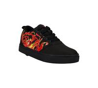 Heelys PRO 20 LG Prints, Scarpe con Le Ruote, Nero/Rosso, 36.5 EU