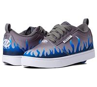 HEELYS PRO 20 Prints Skate Shoes for Kids (Little Kid/Big Kid/Adult) - Low-Profile Wheels with ABEC Bearings Gray/Blue Men's 7 M