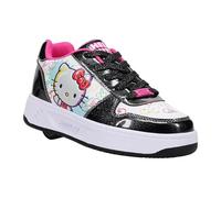 HEELYS Scarpe da donna Kama (Little Big Kid) con tacco a rotelle, Nero/Bianco/Rosa, 38 EU