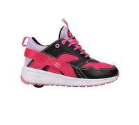 Heelys Scarpe Force con Tacco a rotelle, 4 UK, Nero Rosa Caldo Viola Chiaro, 36.5 EU