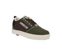Heelys Scarpe Unisex per Bambini PRO 20 EMB con Ruote, Verde Marrone., 38 EU