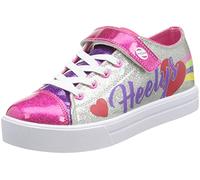 Heelys Hly-g2w-1666, Scarpe con Le Ruote, Argento Arcobaleno Cuore, 35 EU