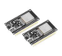 Heemol 2 pezzi 38pin ESP32 NodeMCU Modulo WiFi Bluetooth ESP32 WROOM 32 Scheda di sviluppo con CP2102 compatibile con porta Micro USB Arduino