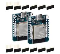 Heemol 2 pezzi ESP32 MINI ESP32 NodeMCU WiFi Scheda di sviluppo modulo Bluthooth compatibile con Arduino