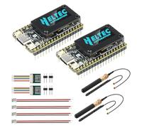Heemol 2 set di schede di sviluppo LoRa 32 V4 ESP32 con modulo GPS, chip ESP32-S3R2 SX1262, modulo Bluetooth, modulo WiFi, scheda di sviluppo per dispositivi Meshtastic IoT Smart Home e wireless