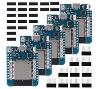 Heemol 5 pezzi Mini ESP32 USB C ESP32 Wroom NodeMCU WiFi modulo di sviluppo compatibile