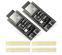 Heemol per scheda di sviluppo ESP32-S3-DevKitC-1-N16R8, 2,4 GHz, Wi-Fi, Bluetooth 5.0, ESP32-S3-WROOM-1, microcontrollore NodeMCU, processore Dual Type-C per Arduino, pin non saldati - 2 pezzi