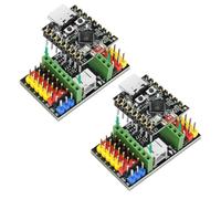 Heemol Set di 2 schede di sviluppo ESP32 C3 Super Mini con scheda di espansione per ESP32-C3 Mini,WiFi&Bluetooth 5.0 ESP32 C3 Mini Module, RISC-V 32 bit CPU, 160 MHz, 400 KB SRAM