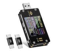 Heemol Tester USB con trigger PD/QC, analizzatore di capacità di potenza corrente tensione 156 W, resistenza del cavo e misurazione dell'ondulazione ad alta velocità per caricabatterie Power Bank