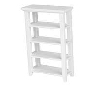 HEEPDD 1:12 Mobili per Casa Bambola 4 Strati Scaffali di Visualizzazione in Legno, Realismo in Miniatura, Miglioramento delle capacità di Pratica e creatività, Materiale Ecologico