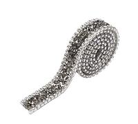 HEEPDD 1 Yard Nastro di di Cristallo, Nastro di Sparkle Diamond Wrap Roll per la Decorazione del Collare della Clip di Capelli di Applique della Cinghia dei Vestiti da Promenade