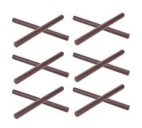 HEEPDD 10 Bastoncini di Ceralacca, Buste Fai da Te, Biglietti, Inviti in Rosso Scuro, Marrone Rosso, Verde Oro, Marrone - Perfetti per Matrimoni e Feste di Compleanno 10 Bastoncini di Ceralacca,