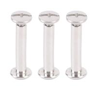 HEEPDD 100 Coppie Pali a Vite di Legame M2, Rivestimenti per Mobili per Mobili in Acciaio Inossidabile per le Viti per le Ricamiche delle Riparazioni della Rottura della Recinzione (3 * 14 * 6mm)