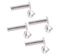 HEEPDD 100 Coppie Pali a Vite di Legame M2, Rivestimenti per Mobili per Mobili in Acciaio Inossidabile per le Viti per le Ricamiche delle Riparazioni della Rottura della Recinzione (3 * 13 * 6mm)